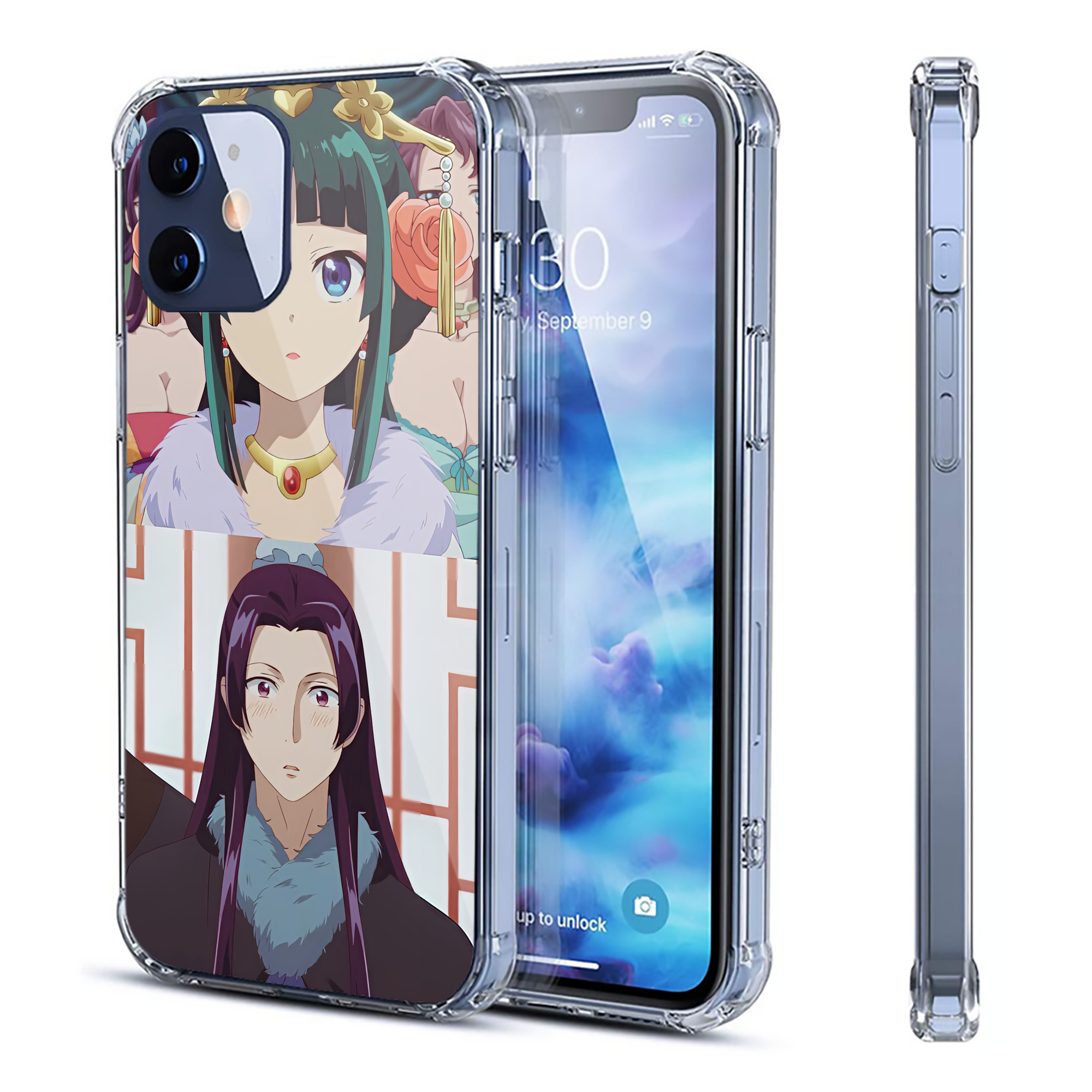 （画像用） 薬屋のひとりごと The Apothecary Diaries 【iPhone 12シリーズ対応】透明スマホケース（クリアソフトケース）